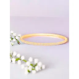 Zavya Elegant 925 Sterling Silver Gold Plated Bangles-picture-44