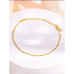 Zavya Minimalist Gold-Plated 925 Sterling Silver Women's Figaro Chain Bracelet-picture-28