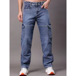 ZAYSH Men Baggy Fit Mid-Rise Mid-Rise Denim Jeans-picture-20