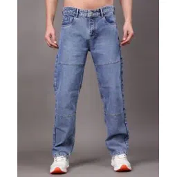 zaysh Men Straight Jeans with 5-Pocket Styling -picture-43