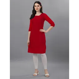 zazadiya enterprise Women Chikan Embroidery Georgette Straight Kurta-picture-11