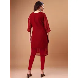 ZAZADIYA ENTERPRISE Women Embroidered Kurti image 1