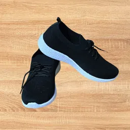 zeb Stylish Women's Knitted Sneakers with Trendy Textured Sole Sneakers For Women-picture-23