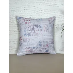 ZEBA Blue & Pink Abstract Square Cushion Cover-picture-41