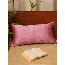 ZEBA Mauve Embroidered Rectangle Cushion Covers-picture-42