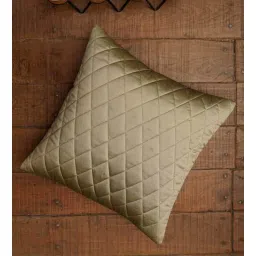 zeba Sage Textured Polyester Blend 16 x 16 Inches Cushion Cover-picture-36