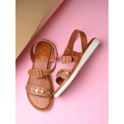 Zebba Embellished Open Toe Flats-picture-40