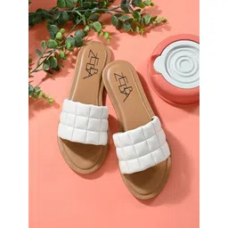 Zebba Women Colourblocked Open Toe Flats-picture-28