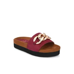 Zebba Women's Cyra Cherry Red Casual Sandals-picture-15