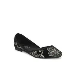 Zebba Women's Mina Black Ethnic Juttis-picture-33