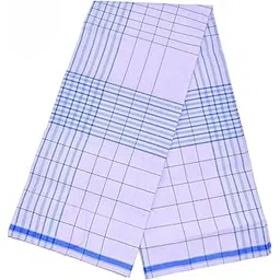 Zebra Cotton Stitched Lungis (Ready to Wear) 2.10 Meter White Checked & Colour Check Free Size-picture-39