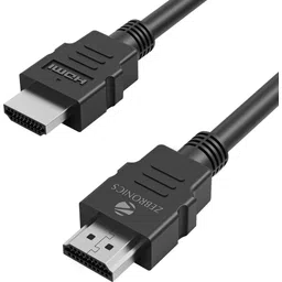 ZEBRONICS HDMI Cable 1.5 m ZEB-HAA1520C (1.5 Meter) HDMI Cable image 1