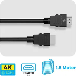 ZEBRONICS HDMI Cable 1.5 m ZEB-HAA1520C (1.5 Meter) HDMI Cable image 3