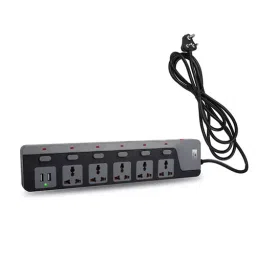 Zebronics 5 Socket 2 USB Power Surge Protectors A176-ZEB PS5320-picture-26