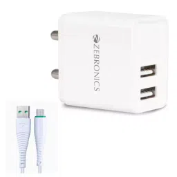 Zebronics White Mobile Adaptor with Micro USB Cable with 2 USB Ports MA5223-picture-18
