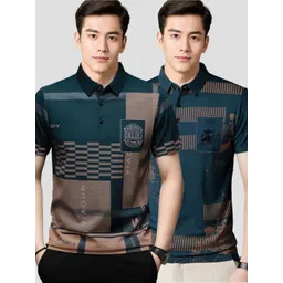zebu Men 2 Graphic Printed Polo Collar Regular T-shirt-picture-39