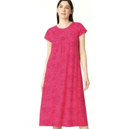 zebu Women Printed Nightdress-picture-16