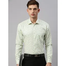 ZEDD Floral Printed Cotton Formal Shirt-picture-32