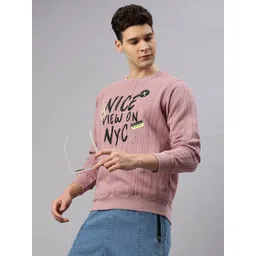 ZEDD Typography Printed Cotton Pullover Sweatshirt-picture-28