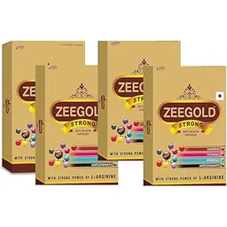 Zee gold Strong for Men | Ginseng, Vitamins, Minerals, Antioxidants Soft Gelatin (15 Capsules per Pack) (Pack of 4)-picture-15