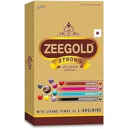 Zee gold Strong for Men | Ginseng, Vitamins, Minerals, Antioxidants Soft Gelatin (30 Capsules) (Pack of 2)-picture-14
