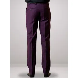 Zee Gold Men Relaxed Low-Rise Easy Wash Trousers image 3