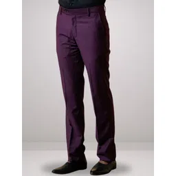 Zee Gold Men Relaxed Low-Rise Easy Wash Trousers image 5