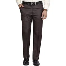 zee gold Men's Regular Fit Cotton Trousers (Forest, 34)-picture-25