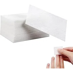 zeelpetal Nail Cotton Pads for Nail Alcohol Polish Removal,Nail Wipes,Lint Free Wipes for Acrylic Nails, Gel Residue Wipe Off Solution for Nails, Make Up Remover Wipes. (1000 pc Cotton Pad - White)-picture-15
