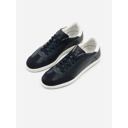 ZEESH Men Colourblocked Leather Sneakers-picture-12