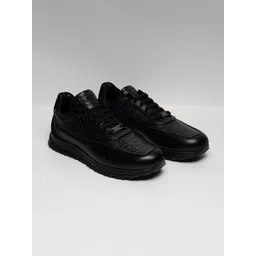 ZEESH Men Leather Sneakers-picture-40
