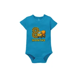 Zeezeezoo Kids 8 Month Birthday Construction Printed Pure Cotton Bodysuit-picture-20