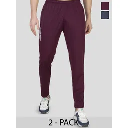 ZEFFIT Men Pack Of 2 Printed Mid Rise Track Pants-picture-13