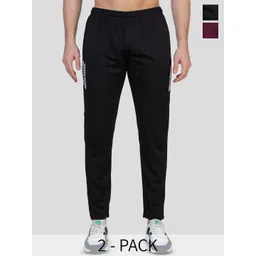 ZEFFIT Men Pack Of 2 Printed Mid Rise Track Pants-picture-28