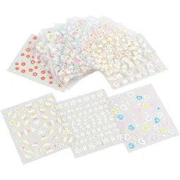 zehrvibe Mini Flower Nail Art Stickers 15 Sheet-picture-42
