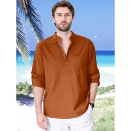 ZELINCO Men Thread Work Kurta image 1