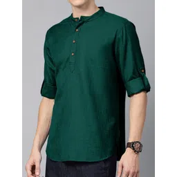ZELINCO Men Thread Work Kurta image 1