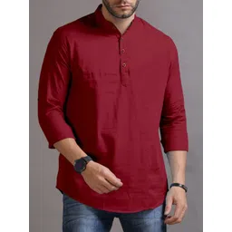 ZELINCO Men Thread Work Kurta image 1