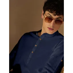 ZELINCO Men Thread Work Kurta image 2