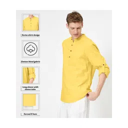ZELINCO Men Thread Work Kurta image 4