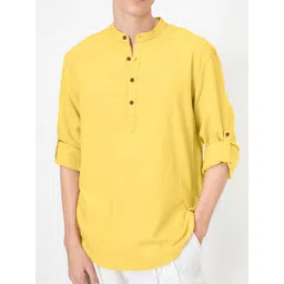 ZELINCO Men Thread Work Kurta image 1