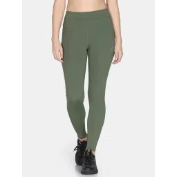 Zelocity By Zivame Green Slim Fit Leggings-picture-15