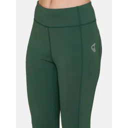 Zelocity by Zivame Green Slim Fit Tights image 5
