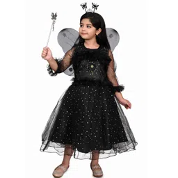 Zenat Girls Maxi Casual Embellished Fit & Flare Dress-picture-47