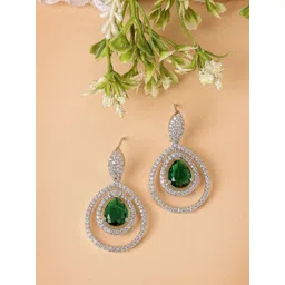 ZENEME Teardrop Shaped Drop Earrings-picture-31
