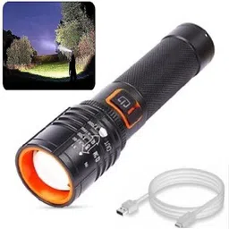zeno volt Rechargeable C Type USB Portable Light Long Range 1000 Meter Adjustable Focus 6 hrs Torch Emergency Light-picture-22