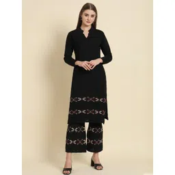 ZEPPI Women Wool Blend Kurta Set-picture-20