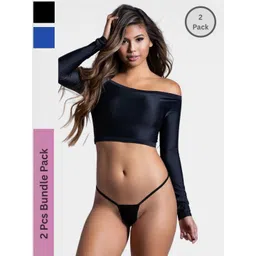 ZERJAMA Women Black Briefs-picture-17