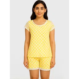 ZERJAMA Women Geometric Printed Night suit-picture-38