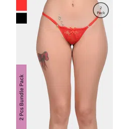 ZERJAMA Women Red Briefs-picture-22